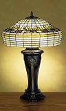 Meyda Tiffany 27522 Tiffany Glass Handel Grapevine Stained Glass / Tiffany Table Lamp from the Hande