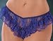 Classic Crotchless Panty in Plus Sizes Queen Black White Red Emerald Royal or Midnight Purple