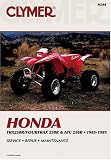 More details of book titled: Honda: Trx250R/Fourtrax 250R & Atc 250R, 1985-1989 (Clymer Motorcycle Repair Series) (Clymer Motorcycle Repair Series)