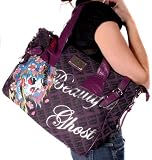Ed Hardy - ED HARDY Esmerelda Purse Handbag Bag Skull Flower Purple