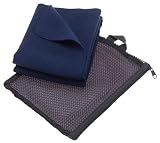 Aquis Adventure Microfiber Towel, Blueberry, Medium (15 x 29-Inches)