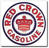Signpast Reproduction Vintage Sign, RED CROWN