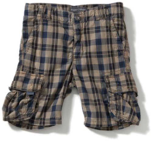 Marc O\' Polo Junior Jungen Bermuda, kariert 982252, Gr. 164, Braun (walnut) Preisvergleich