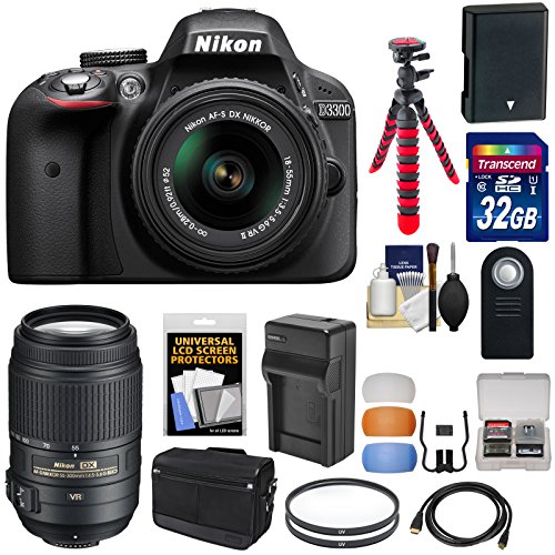 And Cheap Nikon D3300 Digital SLR Camera & 1855mm G VR DX