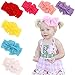 FEITONG(TM) 2015 Lovely Baby Girls Lace Big Bow Headbands Flower Head Wrap Hair Accessories
