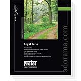 Search : Adorama Projet Royal Satin Pearl Surface - Resin coated water resistant satin photo paper - 5 in x 7 in - 170 g/m2 - 50 sheet(s)