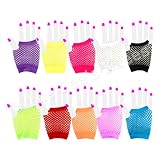 Short Fishnet Fingerless Gloves