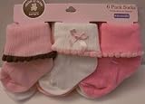 baby girl socks Baby Girl Socks ~ 6 Pack ~ 6 12 Months