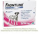 Frontline Spot On Flea Drops Large Dog 20-40Kg 3Pk