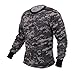 Rothco Long Sleeve Digital Camouflage T-Shirt, Subdued Urban Digital Camo