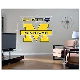 Michigan Fathead NCAA Logo