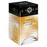 Stash Premium Fusion Honey Ginseng & White Tea, Tea Bags, 18-Count Boxes (Pack of 6)
