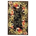 Safavieh Parrot Wool Hook Rug Collection - Black
