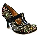 Irregular Choice Mhari Womens Fabric Heels