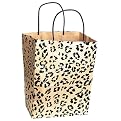 Leopard print gift bags