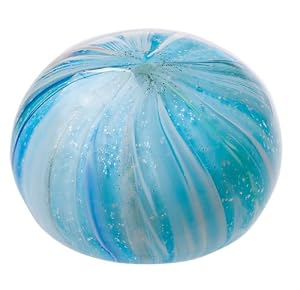 Murano Glass Paperweight, Aquamare / Blue