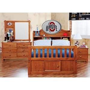 Ohio State University Creekside Twin Captain's Bedroom
