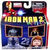 51DBgU7VNNL. SL160  Marvel Minimates Series 35 Mini Figure 2Pack Hammer Drone & Pepper Potts