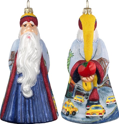 Glitterazzi Santa Takes The Big Apple Ornament