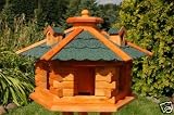 XXL Vogelhaus Vogelvilla mit Gauben Nr16 Dach grün