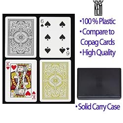Arrow Black and Gold KEM Cards Wide Standard 2-pack