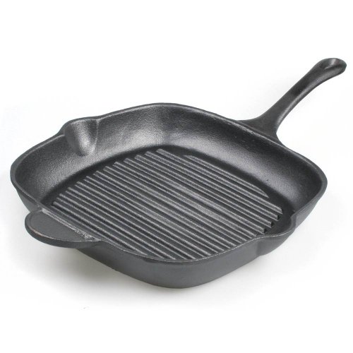 Big BBQ 29cm Grillpfanne aus Gusseisen *SEASONED* 