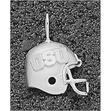 LogoArt Ohio State Buckeyes Sterling Silver Team Helmet Pendant