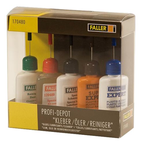 Childrens Toyshop  Spielwaren : Faller 170480 - Profi-Depot Kleber/Öler/Reiniger