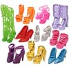 10 Pairs of Doll Shoes, Fit Barbie Dolls (Exactly As in Photo)