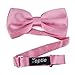 TopTie Mens Pretied Satin Tuxedo Pink Bowtie Bow Tie, Breast Cancer Awareness Color