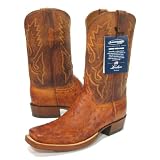Lucchese 'TD1124' Full Quill Ostrich Cowboy Boots Mens 11.5 - Brown by Lucchese