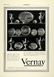 1931 Ad Vernay Home Furnishings Christmas Gifts Georgian Silver Household Decor - Original Print Ad