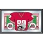 Trademark The Ohio State Football Framed Jersey Mirror, Red