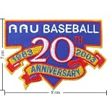 MLB Baseball 20 Th Anniversary 1983 - 2003 Embroidered Sew Iron on Patches Great Gift for Dad Mom Man Woman