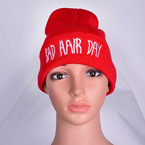 POPALIA Men Women Winter Beanie Knitted Slouch Cap Hip-Hop Ski Hat R