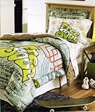 Cannon Kids Graffiti Twin Comforter 5 Pc Set for Boys