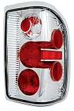 In Pro Car Wear CWT-CE506BC Crystal Clear Tail Lamps 2000-2005 Ford Ranger