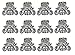 Dozen Pack Mini Jaw Clips LPW864175-3-D
