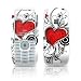 My Heart Design Protective Skin Decal Sticker for LG Rumor Cell Phone