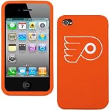 Tribeca FVA3977 Varsity Silicone Jacket for iPhone 4 - Philadelphia Flyers - Orange
