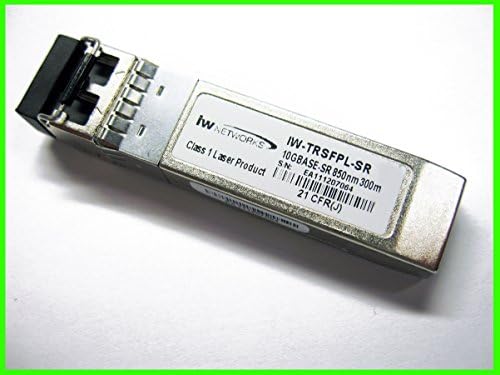 Cisco Arista Juniper Dell HP Compatible - iwNetworks SFP-10G-SR Gigabit Optical SFP+ Module Transceiver