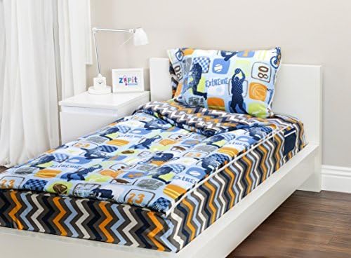 Zipit Bedding Set, Extreme Sports - Twin by Zipit Bedding