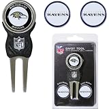 Team Golf Baltimore Ravens Divot Tool & Ball Markers Set