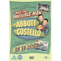 Abbott And Costello - Meet The Invisible Man/Go To Mars [DVD]
