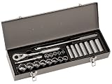 Allen 19210 23-Piece 6-Point and 12-Point 1/2-Drive Socket Set