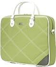 Abbi Laptop Bag - 15.4" Laptop Briefcase - Lime Green (Lime/Ivory)