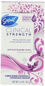 Secret Clinical Strength Ooh-la-la Lavender Advanced Solid , 1.6-Ounce (Pack of 2)