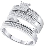 0.33ct-Dia Micro-Pave Trio Set
