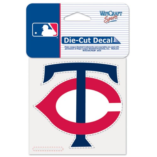 Minnesota Twins 4x4 Die Cut Decal