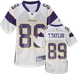Travis Taylor White Minnesota Vikings Youth NFL Replica Jersey